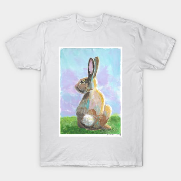 Bunny T-Shirt by ReneeDixonArt